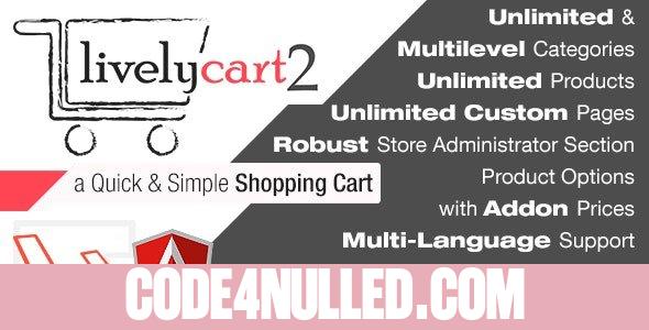 LivelyCart v2.8.7.0 - a Quick and Simple JavaScript PHP Shopping Cart
