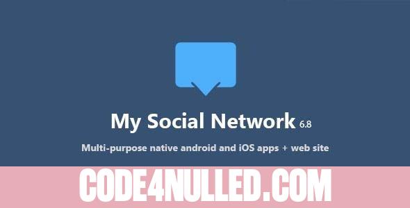 My Social Network (App and Website) v6.8 - nulled