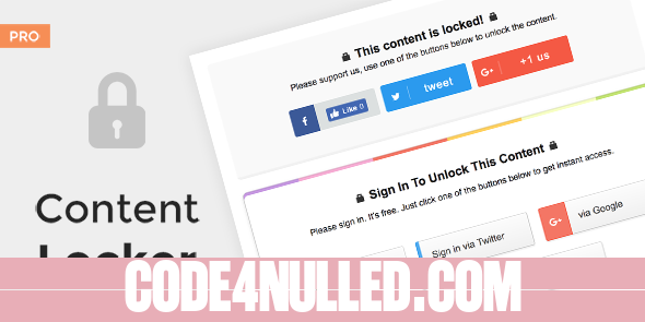 Content Locker Pro v1.0.7 – Premium WordPress Plugin