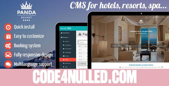 Panda Resort 2 - CMS for hotel - Booking system