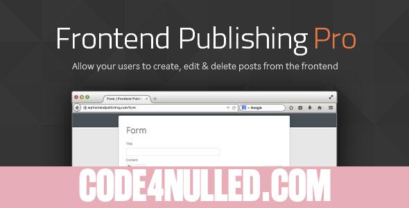 Frontend Publishing Pro v3.8.4