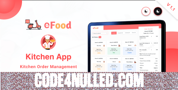 eFood - Kitchen/Chef App v1.4