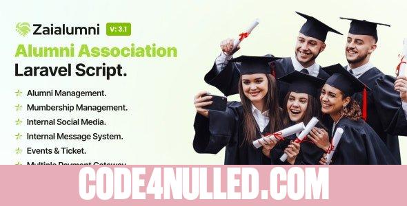 Zaialumni v3.1 - Alumni Association Laravel Script
