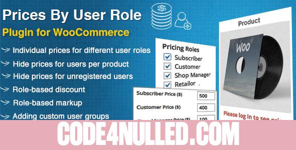 WooCommerce Prices By User Role v4.0.3