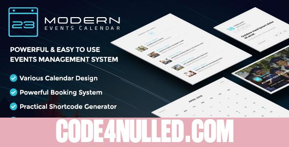 Modern Events Calendar v5.2.5 - Responsive Event Scheduler