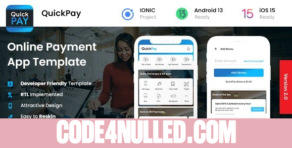 Recharge Ticket Booking & Bill Online Payment Android App + Online Payment iOS App Template| IONIC 6 v3.0