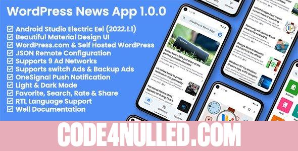 WordPress News App v1.0.0
