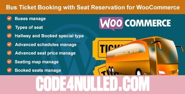 Bus Ticket Booking with Seat Reservation for WooCommerce v1.6