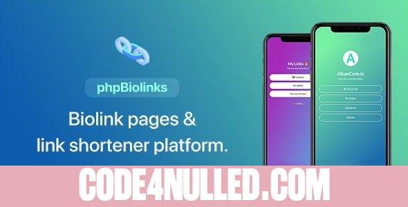 BioLinks v6.0 - Instagram & TikTok Bio Links & URL Shortener (SAAS Ready) - nulled