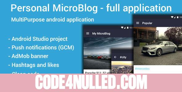 Personal MicroBlog