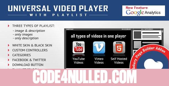 Universal Video Player for WPBakery Page Builder v1.8.5