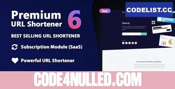 Premium URL Shortener v6.9.1 - Link Shortener, Bio Pages & QR Codes - nulled