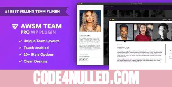 The Team Pro v1.4.5 - Team Showcase WordPress Plugin
