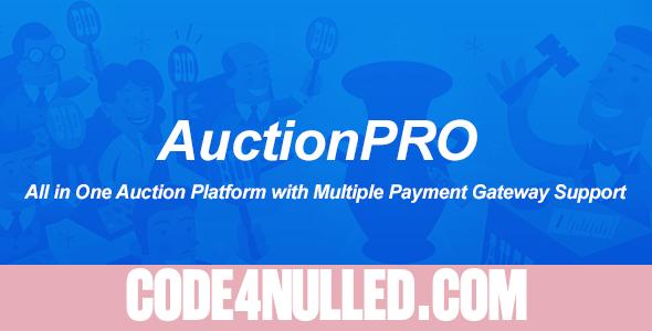 AuctionPRO - All in One Auction Platform