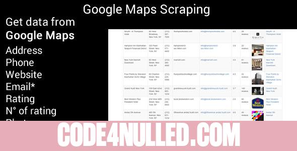 Google Maps Scraping