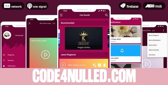 Lite Ringtones & Sounds 2020 v1.0 - AdMob & Facebook Ads & Push Notifications