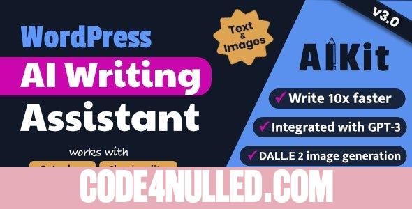 AIKit v3.8.0 - WordPress AI Writing Assistant Using GPT-3