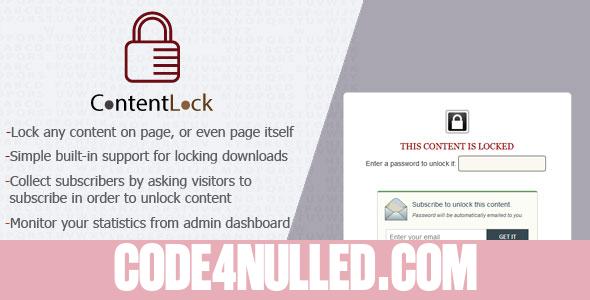 ContentLock - Content Locking Solution