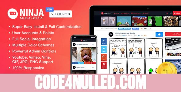 Ninja Media Script v2.0.5 - Viral Fun Media Sharing Site