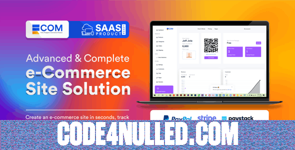 Ecom v2.0.6 - Fast Multi Store Front Builder (SaaS) - nulled