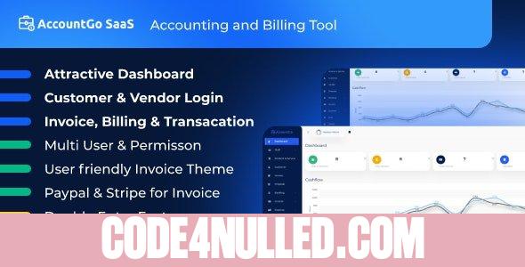 AccountGo SaaS v3.3.0 - Accounting and Billing Tool