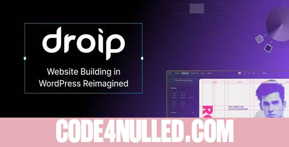 Droip v2.1.6 - No-Code website builder for WordPress