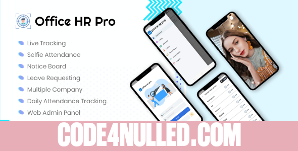 Office HR Pro v1.0 - Live tracking app + Web Admin Panel