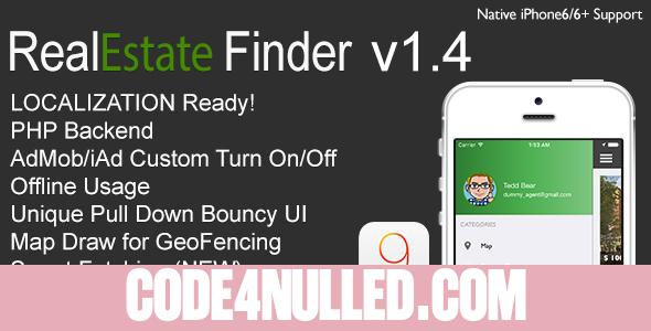 RealEstate Finder Full iOS Application v1.4