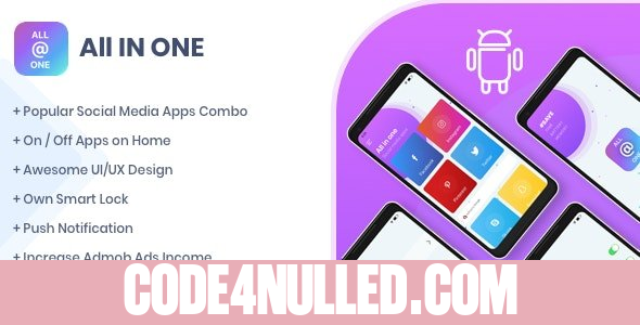 All in One Social Media Android Native App v1.5