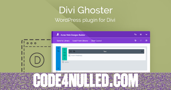Divi Ghoster v2.2.0 - WordPress Plugin For Divi
