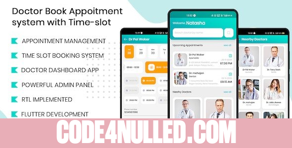 Doctor Finder v10.0 - Appointment Booking With Time-slot app