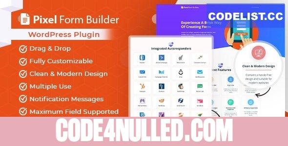 Pixel v1.0.1 - WordPress Form Builder Plugin & Autoresponder