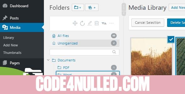 WP Real Media Library v4.4.0 - Media Categories / Folders