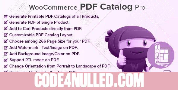 WooCommerce PDF Catalog Pro v2.0.0