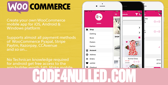 ionic 3 App for WooCommerce v4.0