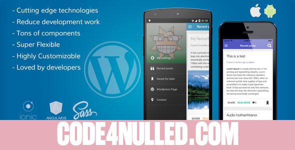 ionWordpress - Wordpress full Integrated mobile app