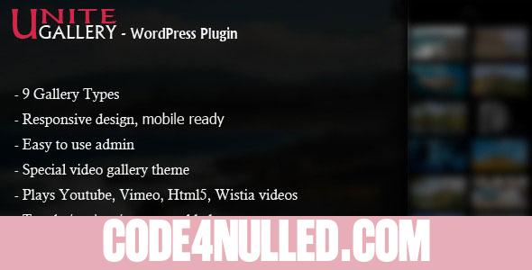 Unite Gallery v1.3.6 - Wordpress Plugin