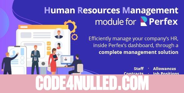 Human Resources Management v1.0 - HR module for Perfex CRM