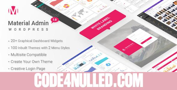 Material - White Label WordPress Admin Theme