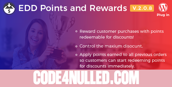 Easy Digital Downloads - Points and Rewards v2.1.8