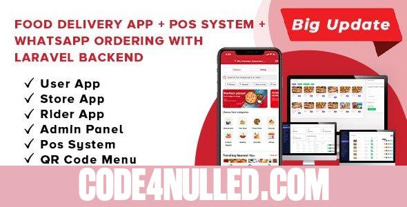 Food Delivery App v3.3.0 - A Complete Ready to Use MultiStore Mobile App(Android, ios) + Website