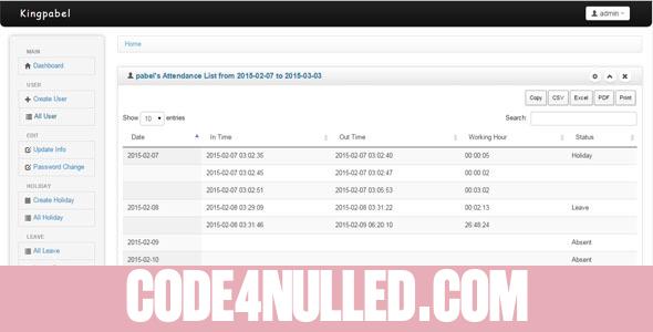 Attendance Management System