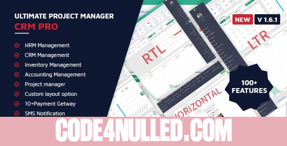 Ultimate Project Manager CRM PRO v1.6.1 - nulled