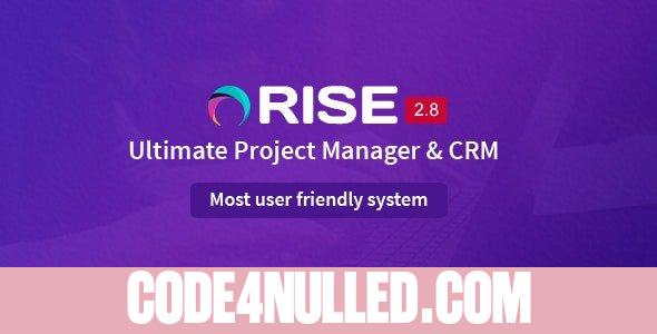 RISE v2.8 - Ultimate Project Manager & CRM - nulled