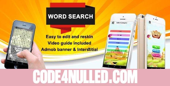 Word Search (Admob + GDPR + Android Studio) - 26 august 2020