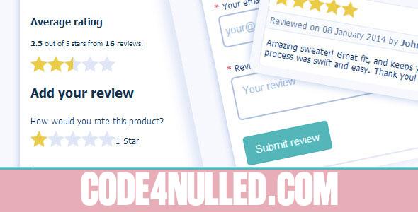 StarReviews - Ajax & jQuery rating and review form