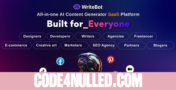 WriteBot v3.2.0 - AI Content Generator SaaS Platform