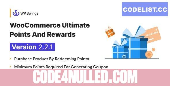 WooCommerce Ultimate Points And Rewards v2.2.1