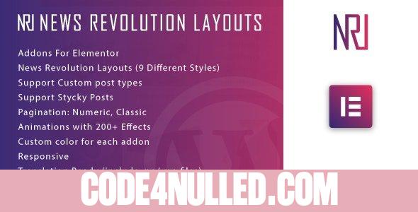 News Revolution Layouts for Elementor v1.0 - WordPress Plugin