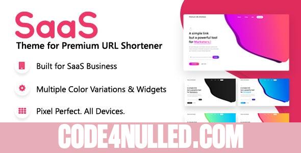 SaaS Theme for Premium URL Shortener v3.6